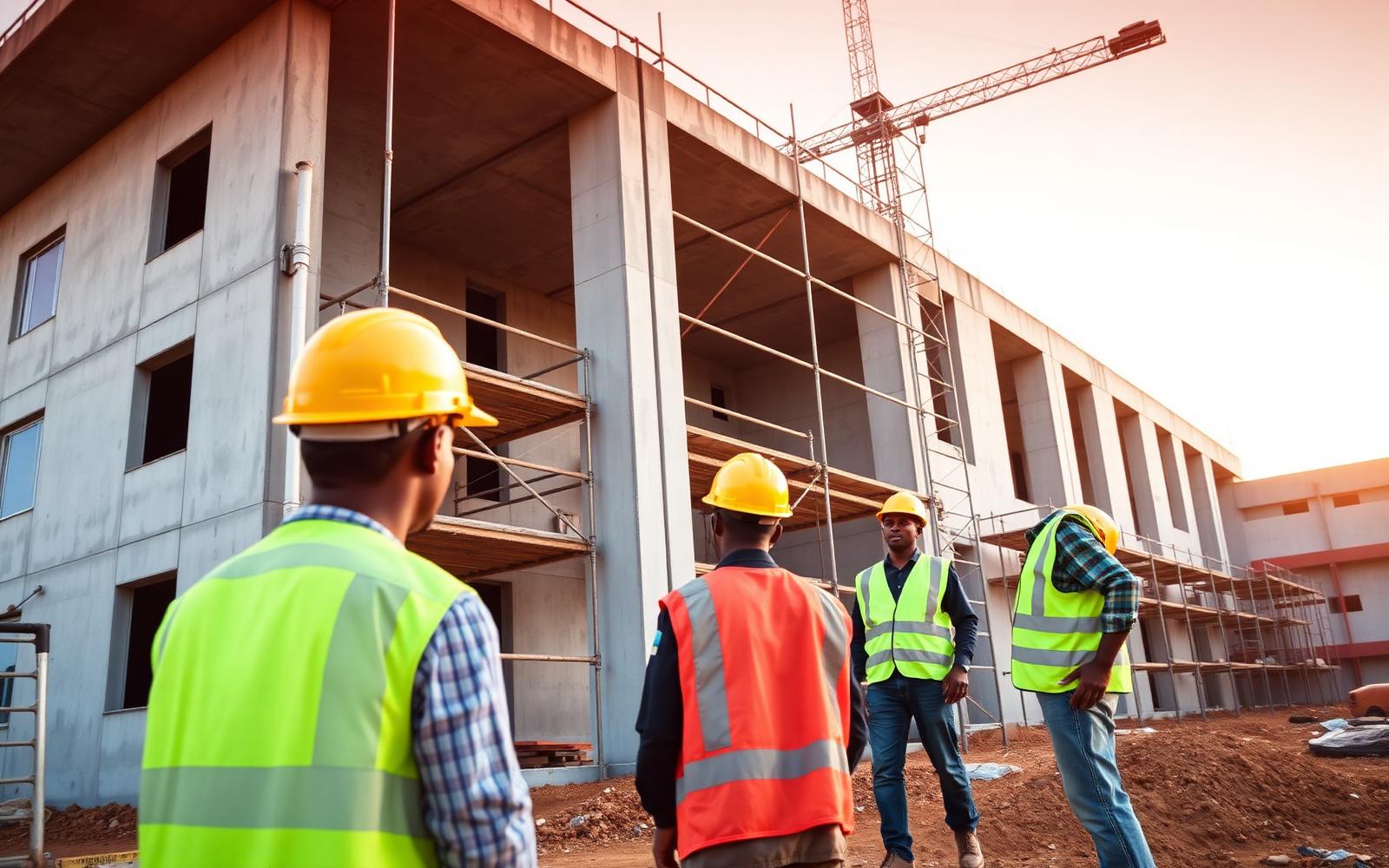 Génie civil et construction de bâtiments — chantier réalisé par GAT BTP